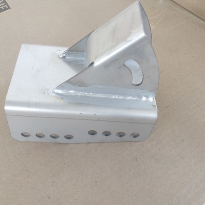 100mm γαλβανισμένη κάμπτοντας CNC συγκόλλησης μετάλλων συνήθειας επεξεργασία μετάλλων φύλλων σφράγισης