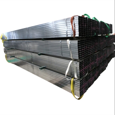 1000mm - 12000mm τετραγωνικός χάλυβα σωλήνων σωλήνας τμημάτων καυτής εμβύθισης γαλβανισμένος κοίλος